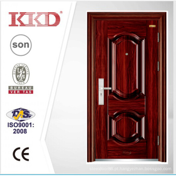 2014 novo estilo pintura segurança porta de aço KKD-201 da China Top 10 marca porta